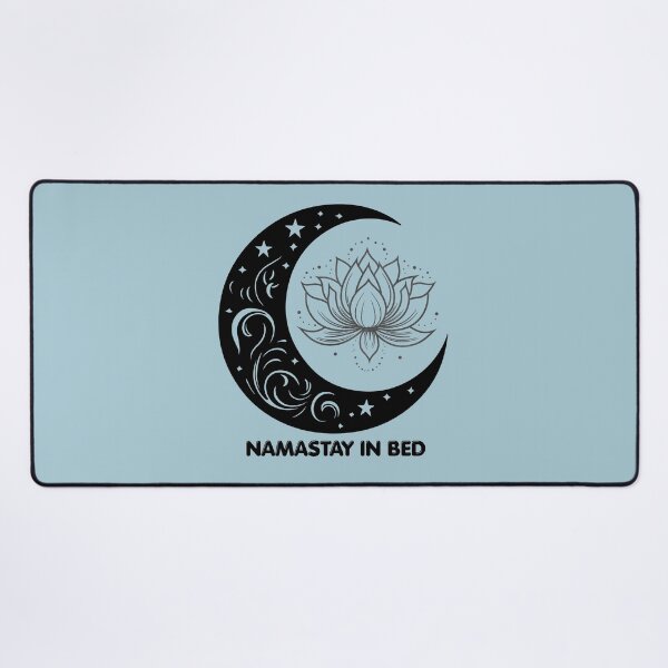 Item preview, Namastay in Bed Lotus blossom - moon - stars designed and sold by 247DesignStudio.