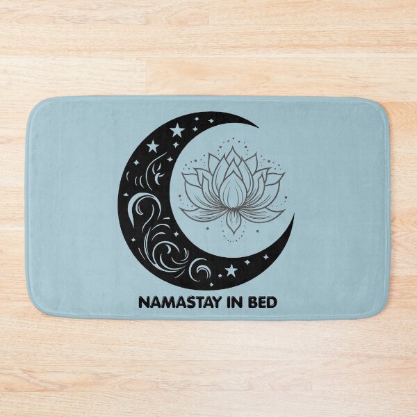 Item preview, Namastay in Bed Lotus blossom - moon - stars designed and sold by 247DesignStudio.