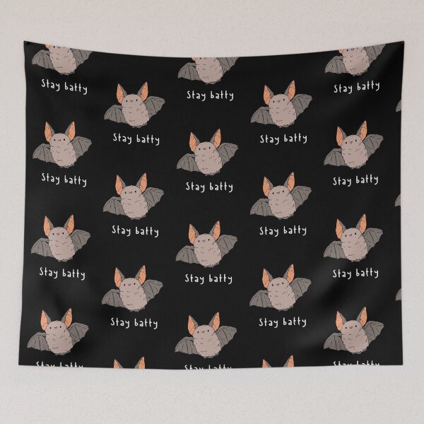 Item preview, Stay Batty Cute Little Bat | Wholesome Spooky Animal Art designed and sold by kuwagatamushi.