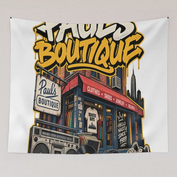 Artikelvorschau, Paul's Boutique Vintage Hip Hop NYC Streetwear Design entworfen und verkauft von ActionForge.