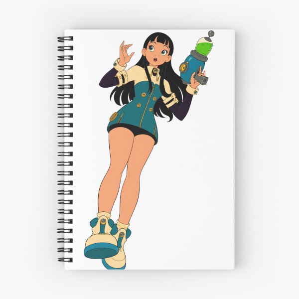 Item preview, Retro Sci-Fi Scientist – Cartoon Pin-Up Girl designed and sold by  Hollow Moon Studios..