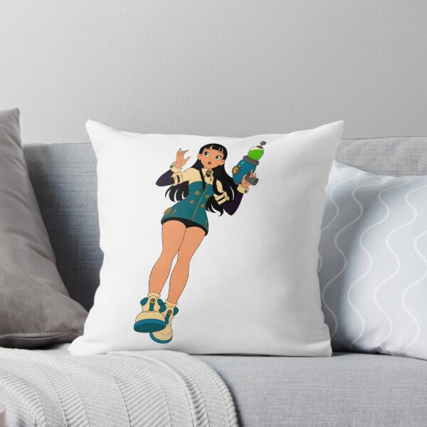 Item preview, Retro Sci-Fi Scientist – Cartoon Pin-Up Girl designed and sold by  Hollow Moon Studios..