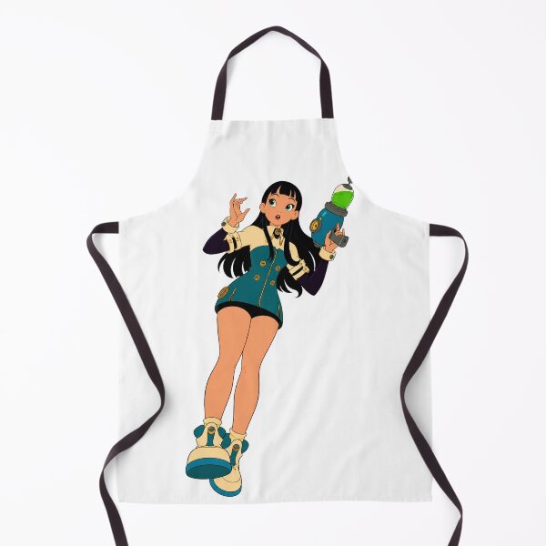 Item preview, Retro Sci-Fi Scientist – Cartoon Pin-Up Girl designed and sold by  Hollow Moon Studios..