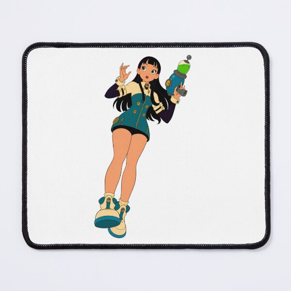 Item preview, Retro Sci-Fi Scientist – Cartoon Pin-Up Girl designed and sold by  Hollow Moon Studios..