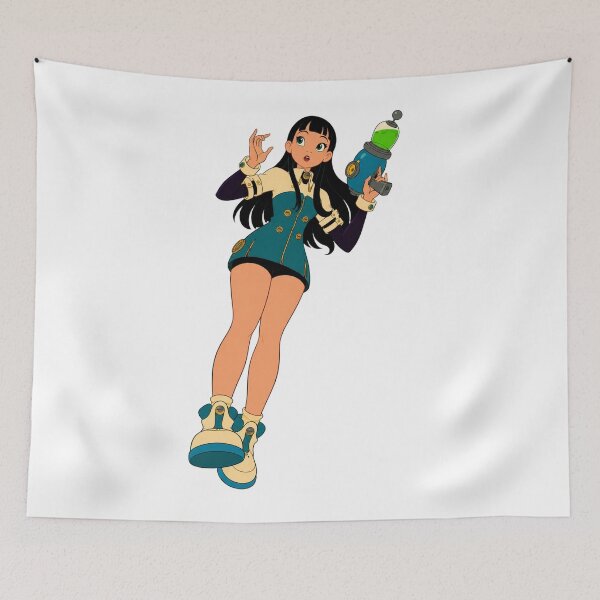 Item preview, Retro Sci-Fi Scientist – Cartoon Pin-Up Girl designed and sold by  Hollow Moon Studios..