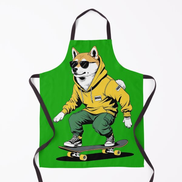 Item preview, Cool Skateboarding Shiba Inu designed and sold by Structure-Blue.