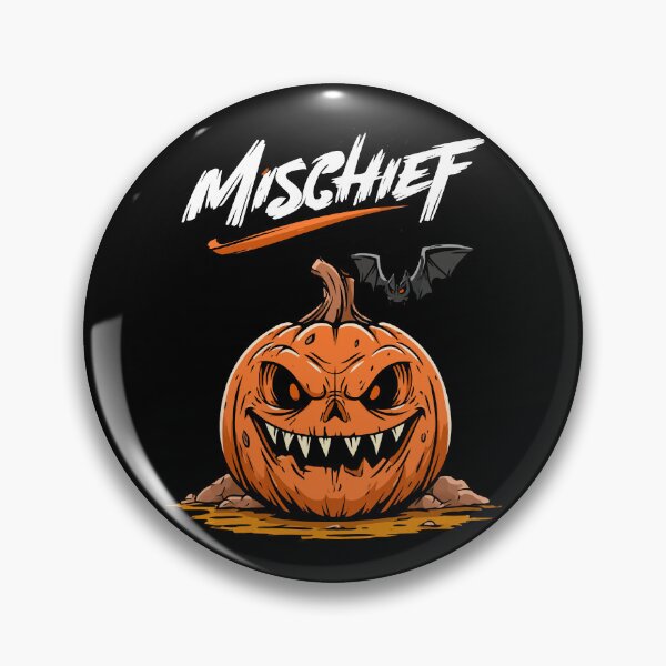 Item preview, Halloween Mischief Pumpkin and Bat designed and sold by RichardRags.