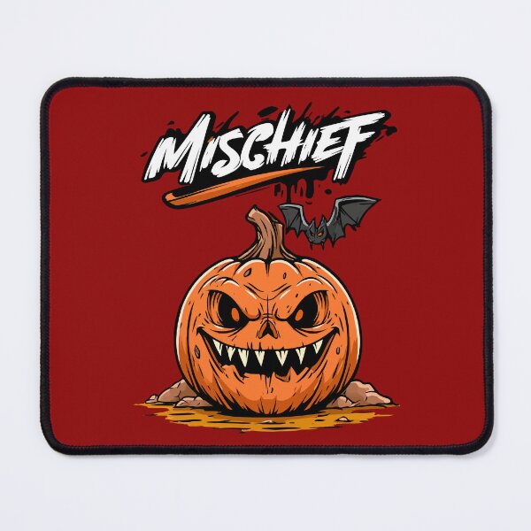 Item preview, Halloween Mischief Pumpkin and Bat designed and sold by RichardRags.