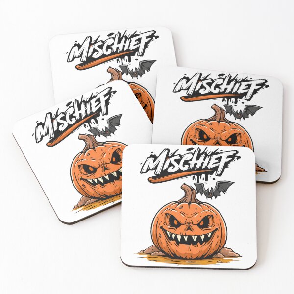 Item preview, Halloween Mischief Pumpkin and Bat designed and sold by RichardRags.