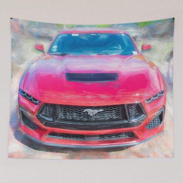 Aperçu de l'œuvre Ford Mustang GT50 rouge 2024 créée et vendue par RichFrancoCars.