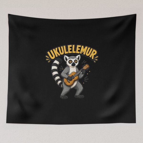 Item preview, Ukulelemur designed and sold by Konvero.