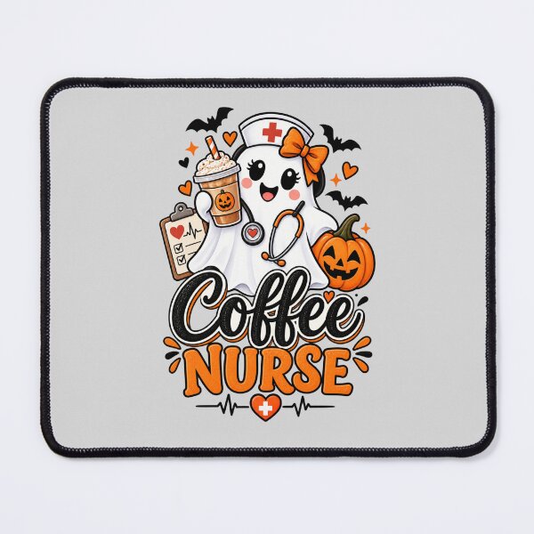 Item preview, Coffee Nurse Halloween Gift Cute Ghost Nurse Style designed and sold by Corvoria.