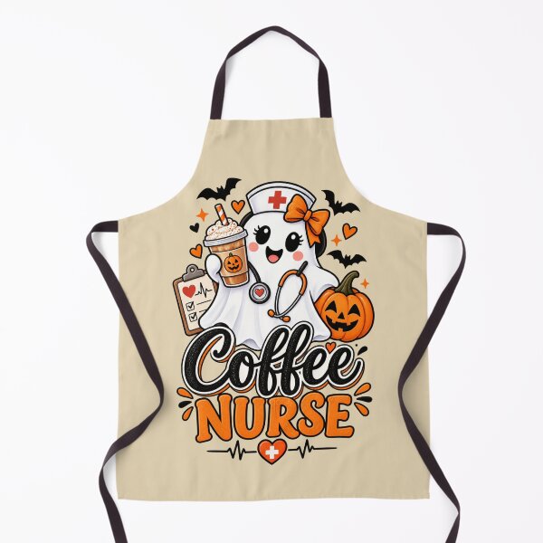Item preview, Coffee Nurse Halloween Gift Cute Ghost Nurse Style designed and sold by Corvoria.