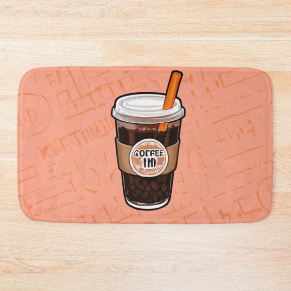 Item preview, Retro Iced Coffee Cup Graphic Illustration – Aesthetic Coffee Lover Art designed and sold by BLUESKY11a.