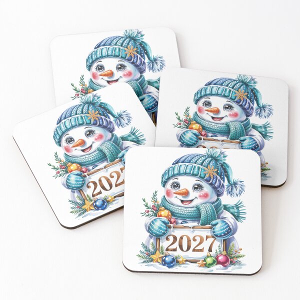 Item preview, Snowman with 2027 Sign designed and sold by jkrphoto.