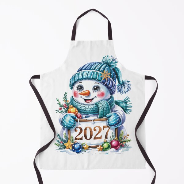 Item preview, Snowman with 2027 Sign designed and sold by jkrphoto.