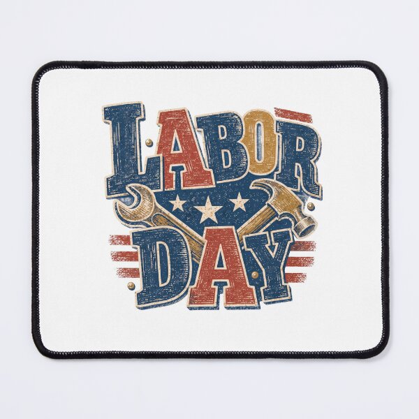 Item preview, Labor Day Shirt - Vintage Industrial Tools Badge Tee designed and sold by relso.