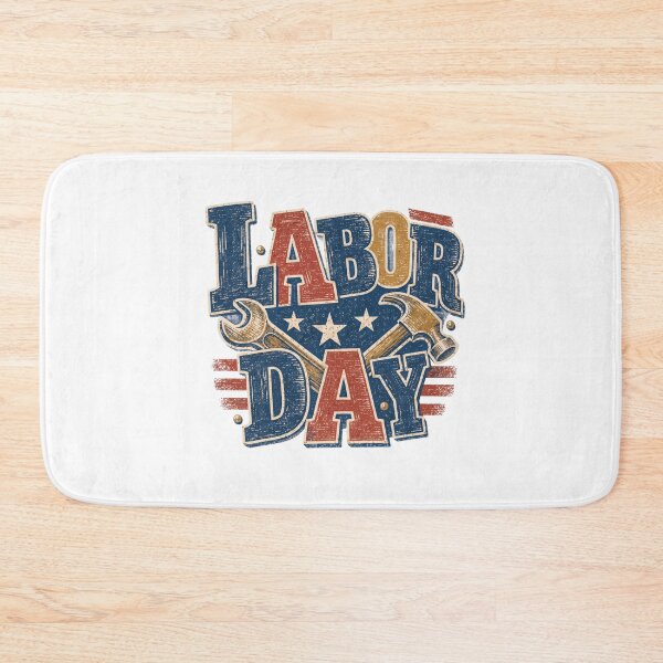 Item preview, Labor Day Shirt - Vintage Industrial Tools Badge Tee designed and sold by relso.