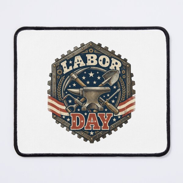Item preview, Skilled Trade Gift Shirt - Labor Day Vintage Badge Tee designed and sold by relso.