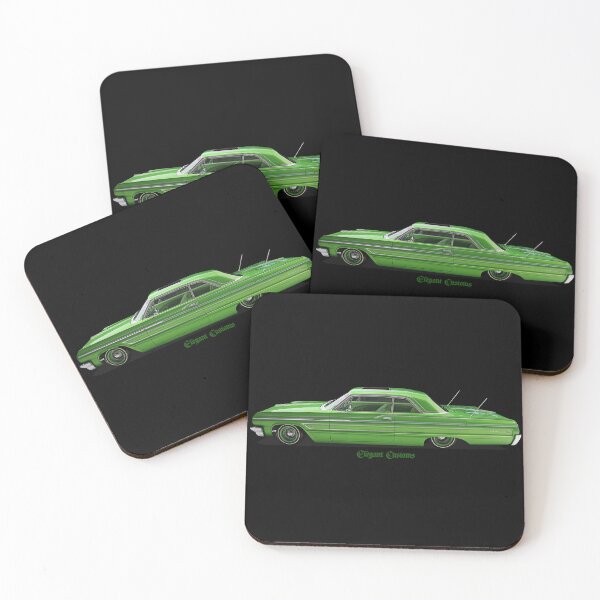 Item preview, 1964 Impala Green no text Kustom, Hot Rod, Muscle Car designed and sold by Elegant Customs.