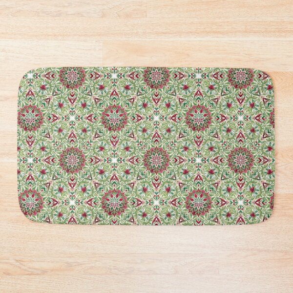 Item preview, Kaleidoscope with Christmas colors designed and sold by Miller Designs Print & Pattern.