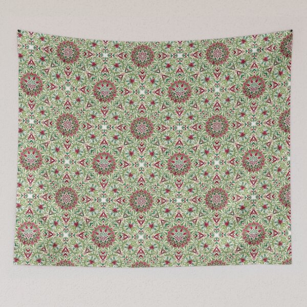 Item preview, Kaleidoscope with Christmas colors designed and sold by Miller Designs Print & Pattern.
