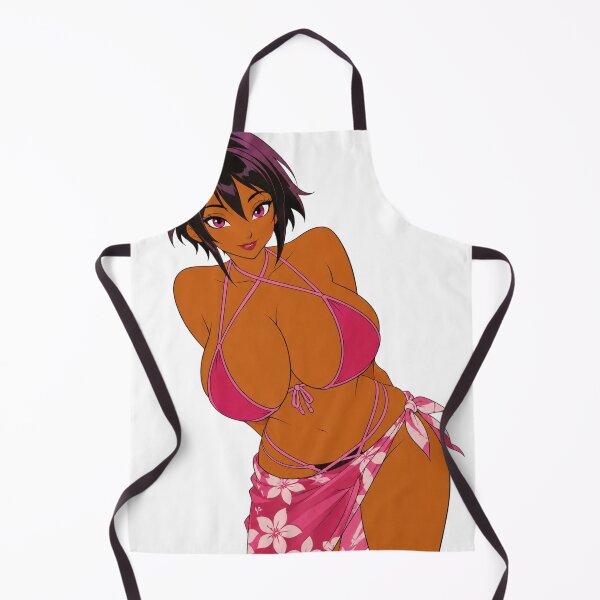 Item preview, Pink Bikini Pin-Up – Retro Cartoon Beach Girl designed and sold by  Hollow Moon Studios..