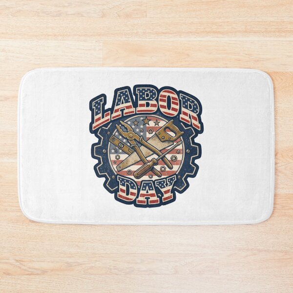 Item preview, Vintage Patriotic Labor Day Shirt - American Trade Badge Tee designed and sold by relso.
