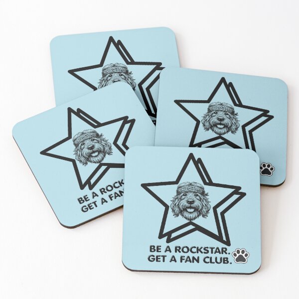 Item preview, Be a Rockstar - Boho/Dog lover humor designed and sold by 247DesignStudio.