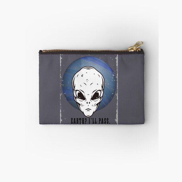 Item preview, Earth I’ll Pass Funny Alien Design designed and sold by AhmadAnnaPrints.