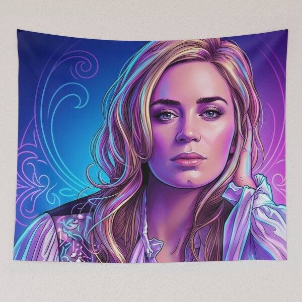 Item preview, EB Sexy Blunt  Actress Lgbtq+ Comic Book Art Home Wall Decor Print Poster Pride TV Series Movie Music designed and sold by Mind Space.