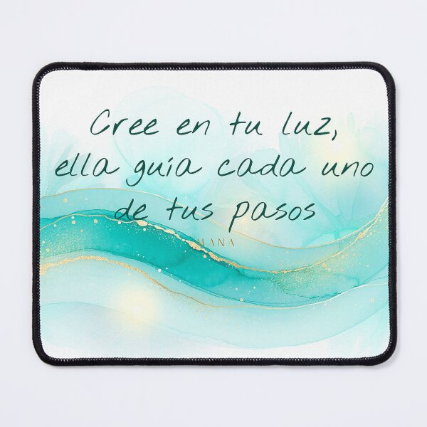 Item preview, Believe in Your Light — Inspirational Quote Turquoise and Gold Watercolor designed and sold by Hawaii26.