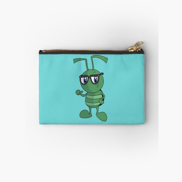 Item preview, Cute Kawaii Green Bug with Glasses - Smart Nerdy Cozy Critter Cartoon designed and sold by CozyCritters8.