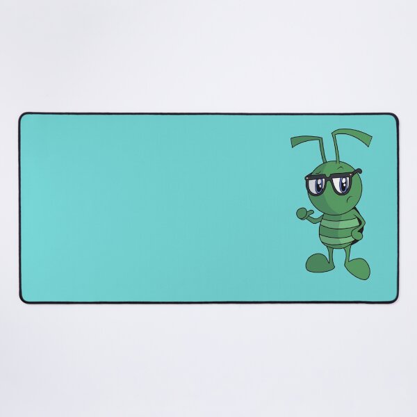 Item preview, Cute Kawaii Green Bug with Glasses - Smart Nerdy Cozy Critter Cartoon designed and sold by CozyCritters8.