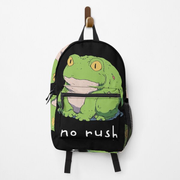 Item preview, No Rush Chonky Green Toad | Wholesome Relatable Animal Art designed and sold by kuwagatamushi.