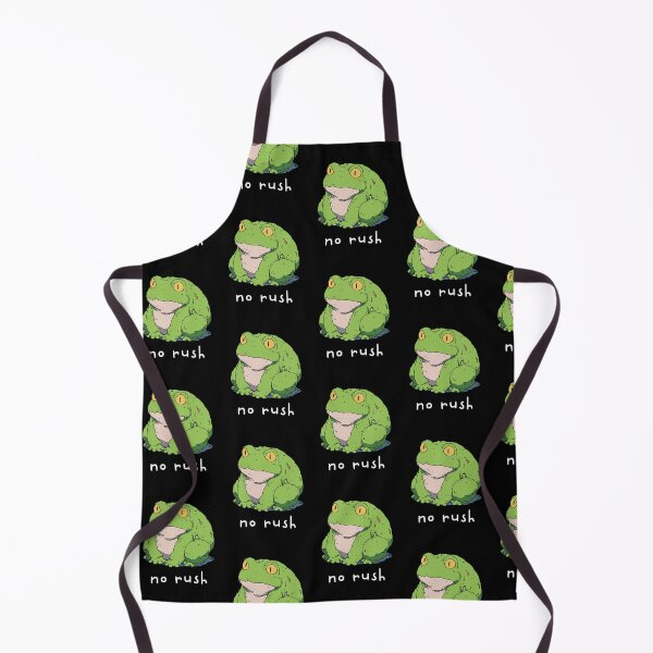 Item preview, No Rush Chonky Green Toad | Wholesome Relatable Animal Art designed and sold by kuwagatamushi.