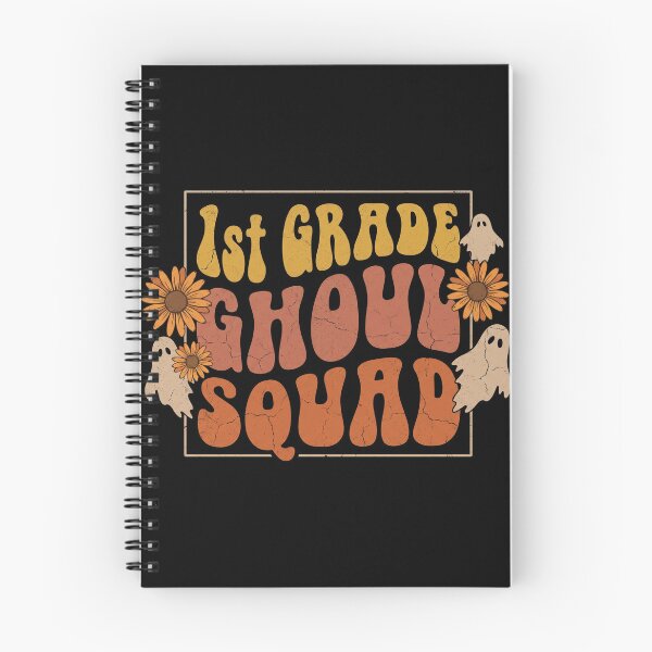 Item preview, 1st Grade Ghoul Squad Retro Wavy Halloween Ghosts First Grade Teacher designed and sold by TeNovaStudio ⭐⭐⭐⭐⭐.