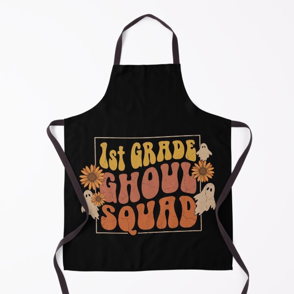 Item preview, 1st Grade Ghoul Squad Retro Wavy Halloween Ghosts First Grade Teacher designed and sold by TeNovaStudio ⭐⭐⭐⭐⭐.