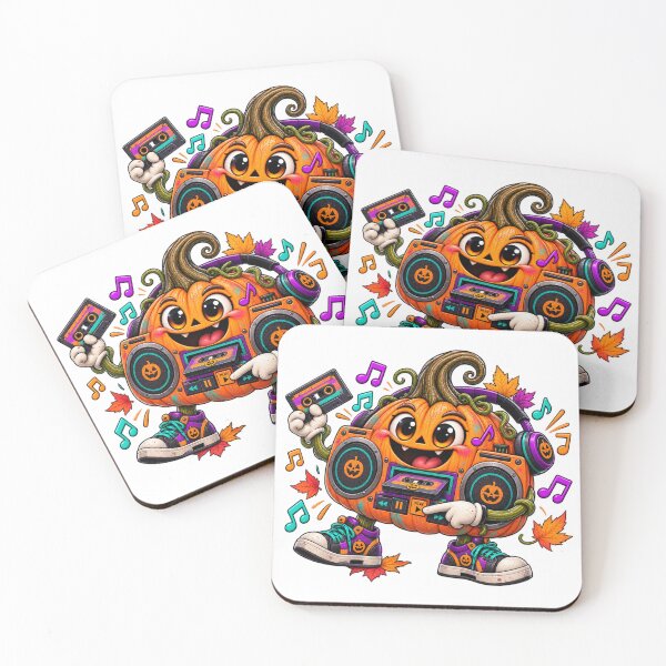 Item preview, Pumpkin Boombox – Retro Halloween Cassette Music designed and sold by The Cutting Room.