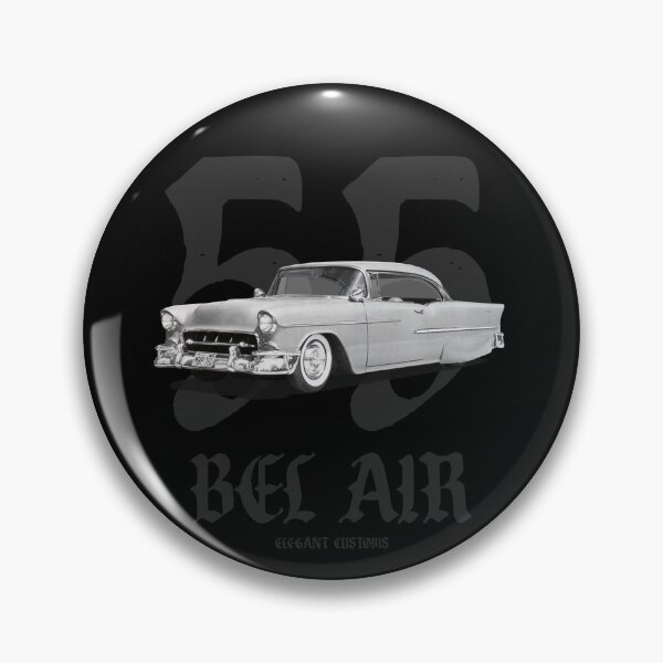 Item preview, 1955 Bel Air Tats Gotanda with text - Lowrider, Kustom, Hot Rod, Muscle Car designed and sold by Elegant Customs.