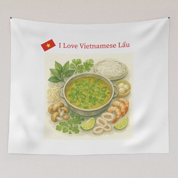 Item preview, I Love Vietnamese Lẩu designed and sold by Caris Clothing.