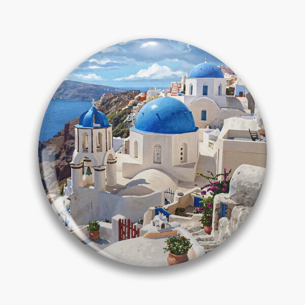 Item preview, SANTORINI GREECE MEDITERRANEAN SUMMER designed and sold by StudioDWS.