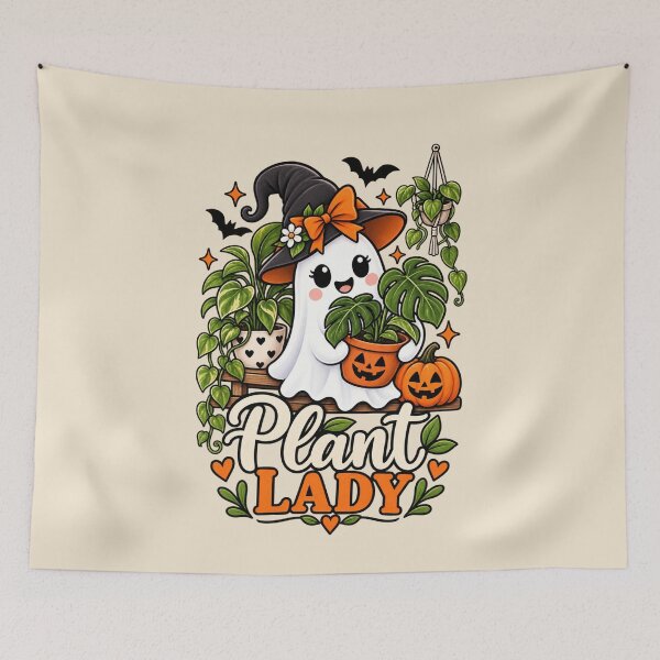 Item preview, Plant Lady Halloween Gift Cute Ghost Plant Lover Style designed and sold by Corvoria.