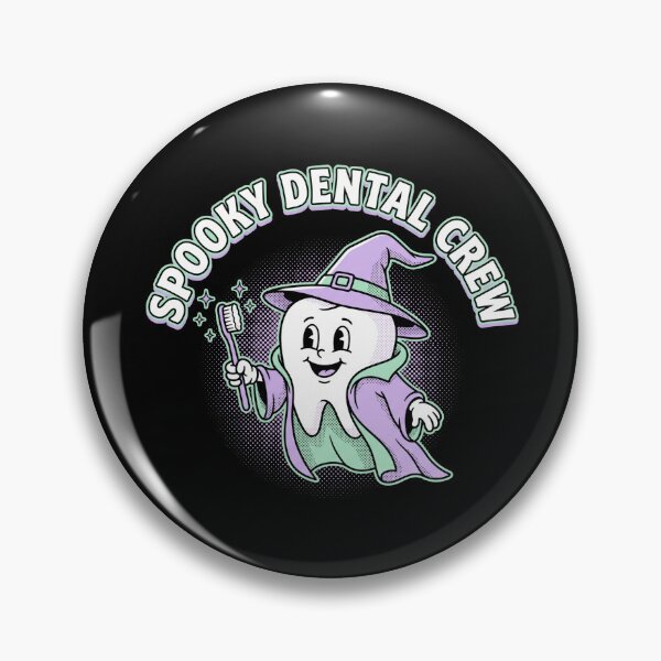 Item preview, Spooky Dental Crew Witch Tooth Toothbrush Halloween Dentist designed and sold by TeNovaStudio ⭐⭐⭐⭐⭐.