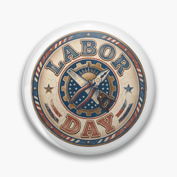 Item preview, Labor Day Gift Shirt For Tradesman - Vintage Badge Tee designed and sold by relso.