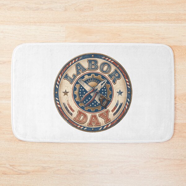 Item preview, Labor Day Gift Shirt For Tradesman - Vintage Badge Tee designed and sold by relso.