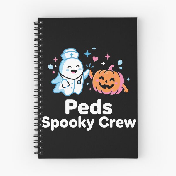 Item preview, Peds Spooky Crew Pediatric Nurse Ghost Pumpkin Halloween designed and sold by TeNovaStudio ⭐⭐⭐⭐⭐.