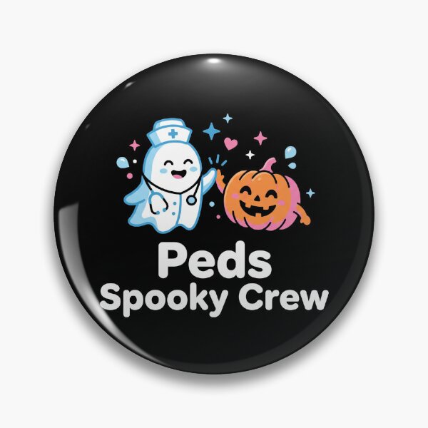 Item preview, Peds Spooky Crew Pediatric Nurse Ghost Pumpkin Halloween designed and sold by TeNovaStudio ⭐⭐⭐⭐⭐.