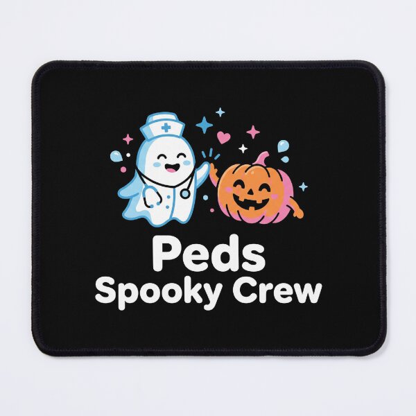 Item preview, Peds Spooky Crew Pediatric Nurse Ghost Pumpkin Halloween designed and sold by TeNovaStudio ⭐⭐⭐⭐⭐.