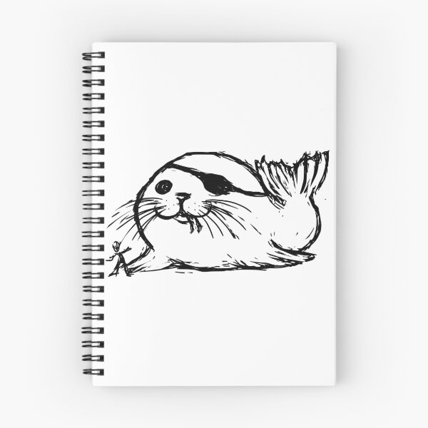 Item preview, cute pirate seal cyclops seal designed and sold by MiraNomegusta.